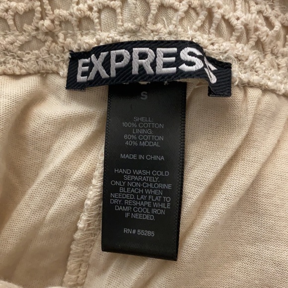 EXPRESS Crochet Draw String Shorts - Picture 4 of 4